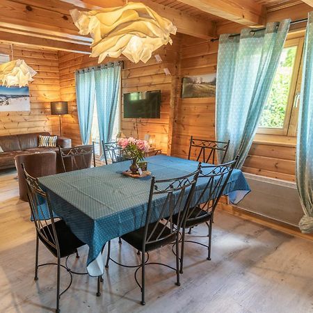 Chalet La Calougeotte, Jardin, Spa Et Sauna Prives Le Menil Luaran gambar