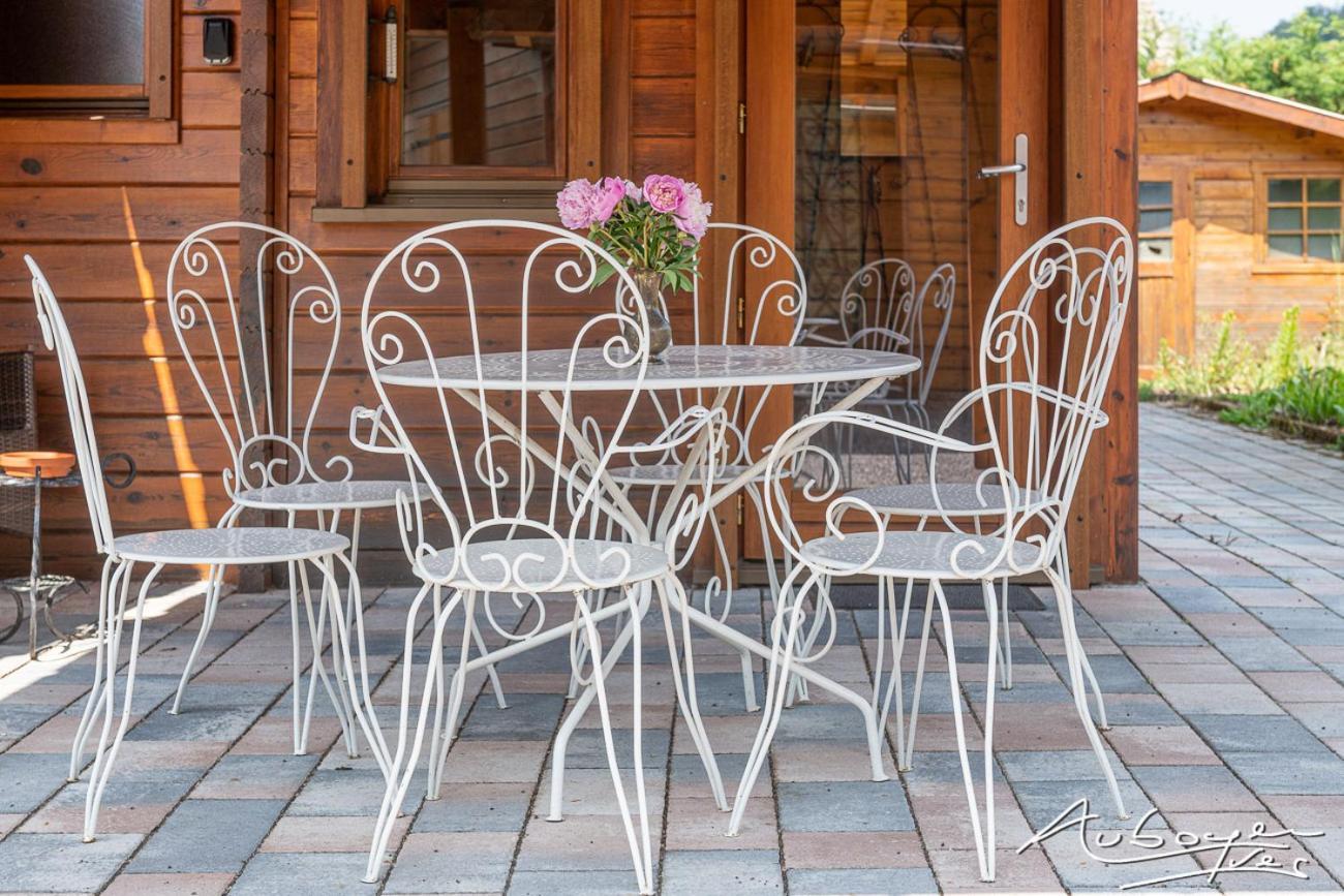 Chalet La Calougeotte, Jardin, Spa Et Sauna Prives Le Menil Luaran gambar