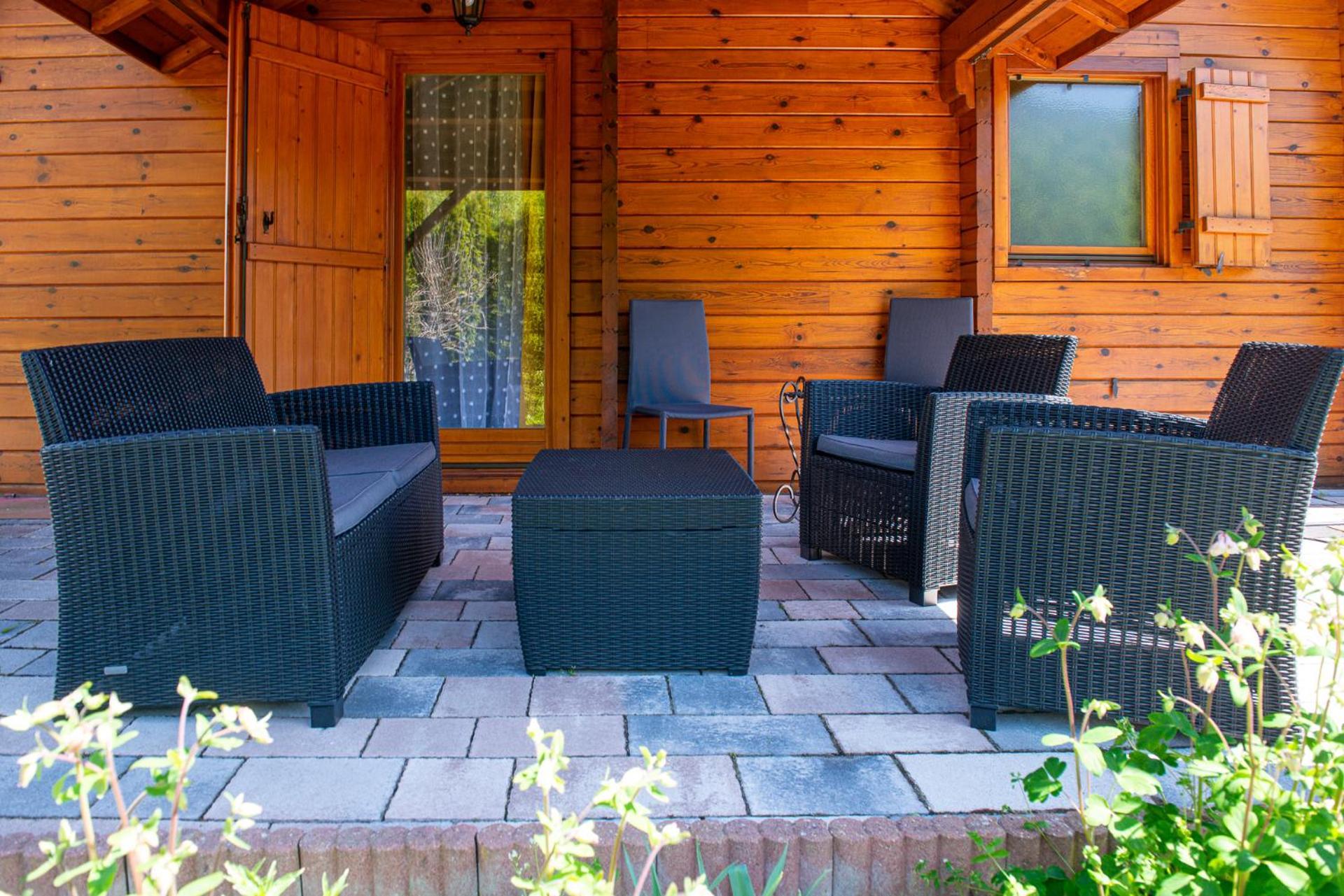 Chalet La Calougeotte, Jardin, Spa Et Sauna Prives Le Menil Luaran gambar